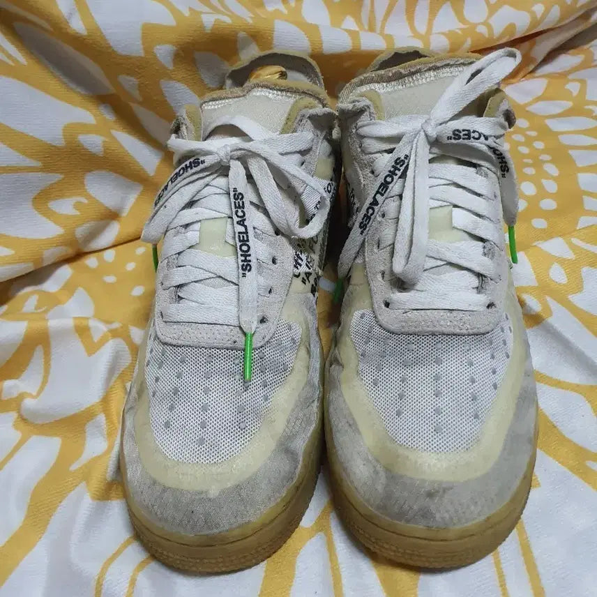 [BUNJANG] Nike Air Force 1 Off-White x Nike Sneakers / 나이키 에어포스 1 오프화이트 US8.5 260~265