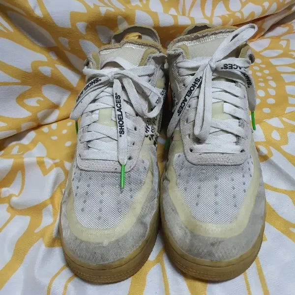 [BUNJANG] Nike Air Force 1 Off-White x Nike Sneakers / 나이키 에어포스 1 오프화이트 US8.5 260~265