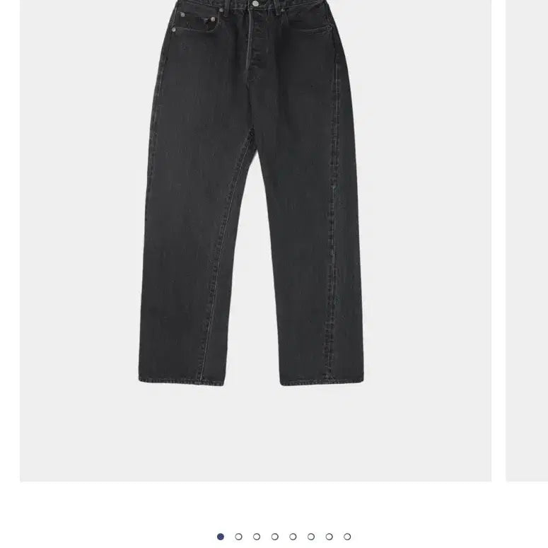 [BUNJANG] Ciota New Straight 5 Pocket Pants Medium Black / 시오타 뉴스트레이트 미디엄블랙 30