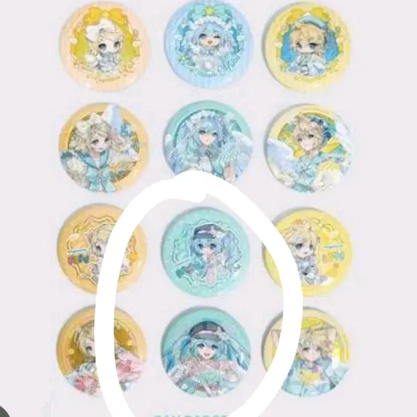 [BUNJANG] Hatsune Miku Meet & Greet Pop-up Store Can Badge Set / 하츠네미쿠 밋앤그릿 팝업스토어 캔뱃지