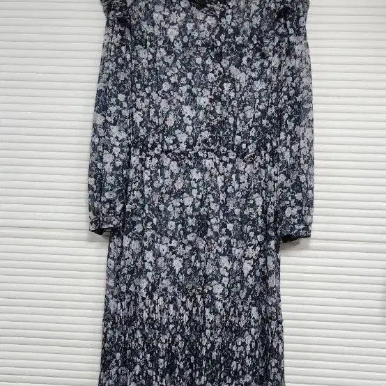 [BUNJANG] JIGOTT Flower See-through Chiffon Long Dress / 지컷 플라워 쉬폰 시스루 롱원피스55