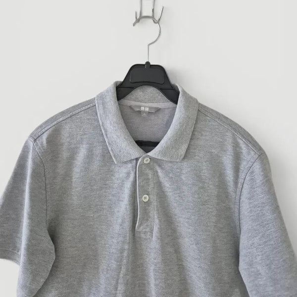 [BUNJANG] Uniqlo Collared T-shirt Short Sleeve / [100]유니클로 카라티 반팔