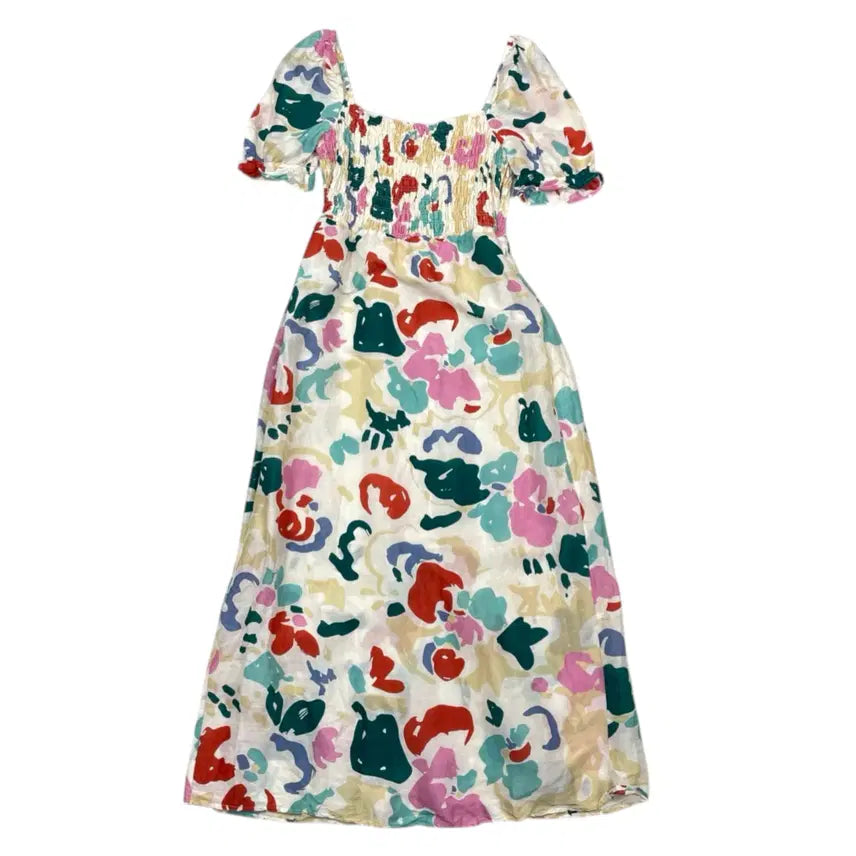 [BUNJANG] And Other Stories Pattern Smoke Puff Long Dress EUR 40 / 앤아더스토리즈 패턴 스모크 퍼프 롱 원피스 EUR40