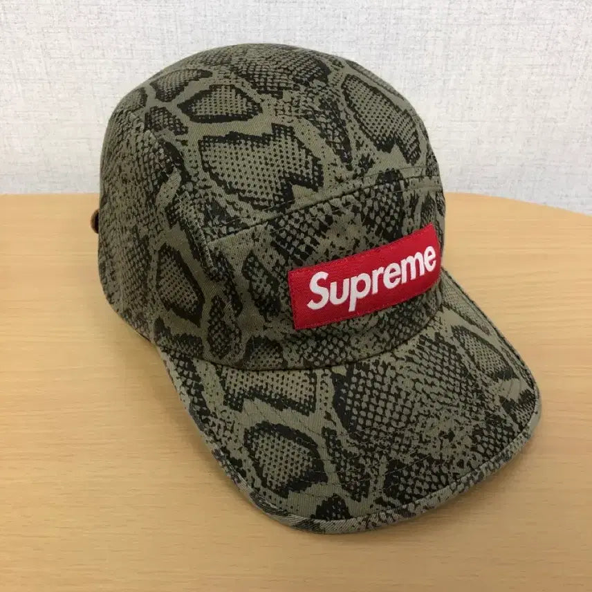 [BUNJANG] Supreme 24SS Washed Chino Twill Box Logo Camp Cap Snake / 슈프림 24SS 워시드 치노 트윌 박스로고 캠프캡 스네이크