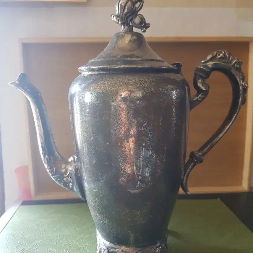 [BUNJANG] Antique Silver Teapot / 앤틱 실버 플레이트