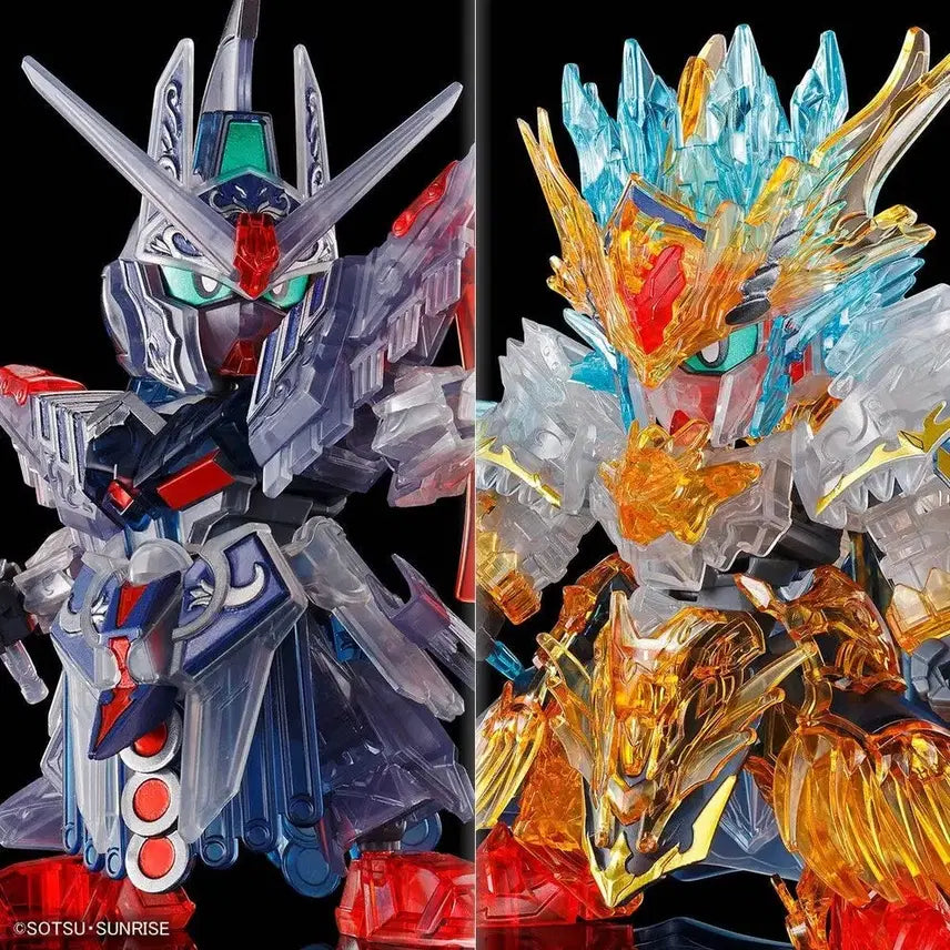 [BUNJANG] Bandai SD Gundam Heroes Arthur & Caesar Clear Limited Edition Plastic Model Kit / SD건담 히어로즈 클리어 한정판 아서+시저 새상품 프라모델 판매
