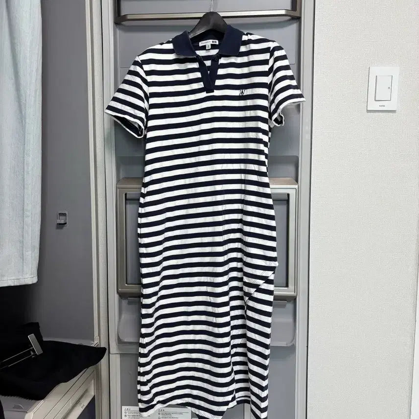 [BUNJANG] Uniqlo JW Anderson Striped Short Sleeve Dress / 유니클로 jw 앤더슨 반팔 원피스