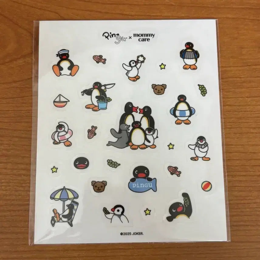 [BUNJANG] Mammy Care Pingu Pingu Sticker (Sealed) / 미개봉 핑구 핑가 마미케어 스티커