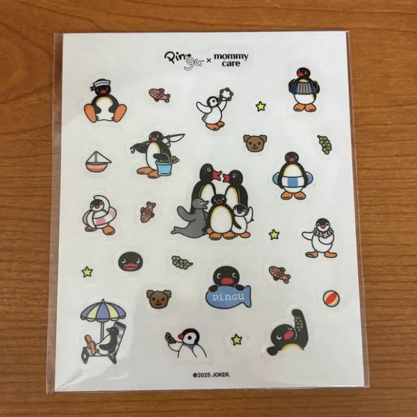[BUNJANG] Mammy Care Pingu Pingu Sticker (Sealed) / 미개봉 핑구 핑가 마미케어 스티커