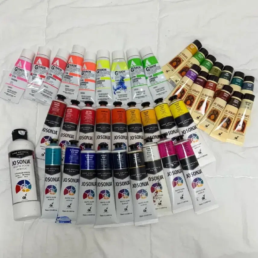 [BUNJANG] Joss Anya Holbein Acrylic Paint Set / 조소냐 홀베인 아크릴물감