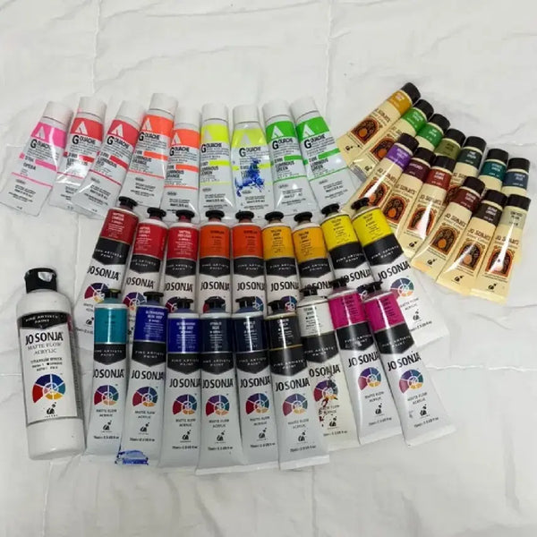 [BUNJANG] Joss Anya Holbein Acrylic Paint Set / 조소냐 홀베인 아크릴물감