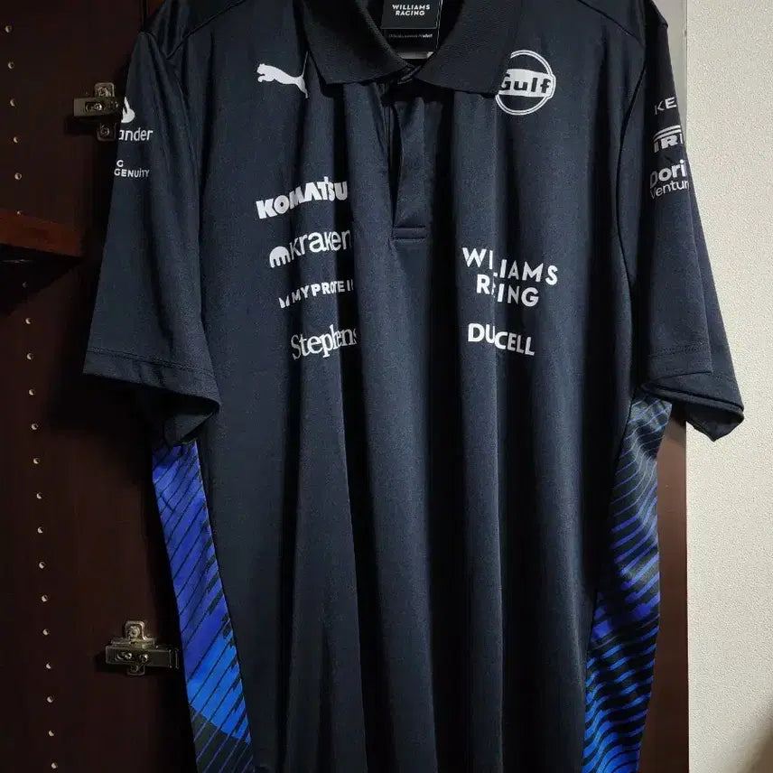 [BUNJANG] Williams Racing F1 Short Sleeve Polo T-Shirt 2XL / F1 윌리엄스 레이싱 반팔티 2XL