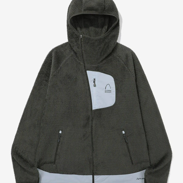 [BUNJANG] Sierra Designs Moss Polartec Alpha Direct Hooded Zip-Up Charcoal 2XL / (2XL)시에라디자인 모스 폴라텍 알파 다이렉트 후드집업 차콜