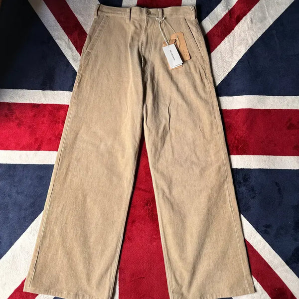 [BUNJANG] Taiga Takahashi LOT 204 Beige Corduroy Pants - Size 32 / 타이가 타카하시/LOT204베이지컬러코듀로이팬츠/32사이즈 새상품판매