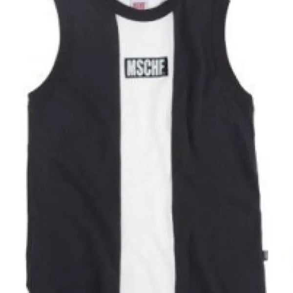 [BUNJANG] MSCHF Sleeveless T-Shirt Black/White / MSCHF 민소매 티셔츠 블랙/화이트 나시 슬리브리스