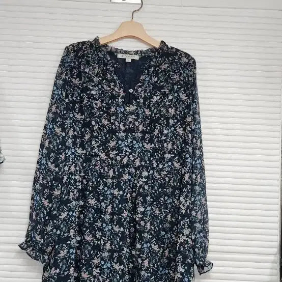 [BUNJANG] Thursday Island Floral Chiffon Dress Size 55 / 써스데이아일랜드 플라워 쉬폰원피스55
