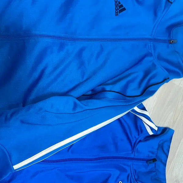 [BUNJANG] Adidas Firebird Track Top Jersey Zip-Up XL (105) / 일괄) 아디다스 트랙탑 져지 블루 져지 집업 파이어버드 xl 105