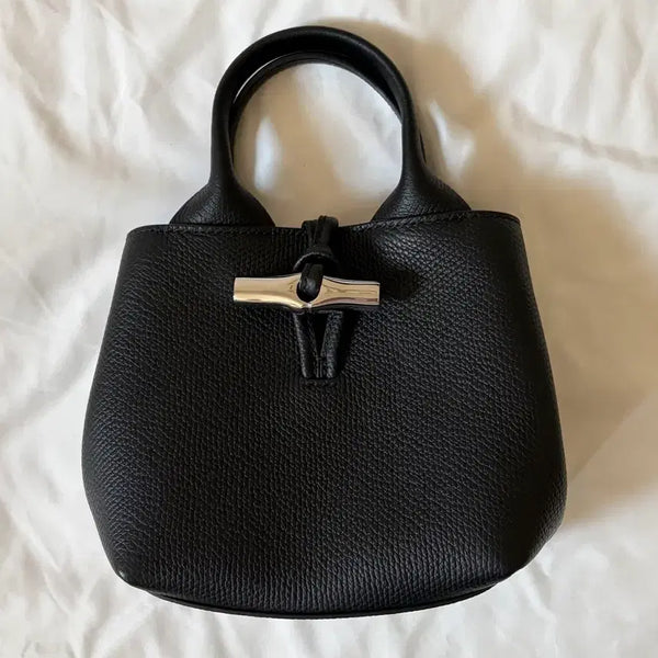 [BUNJANG] Longchamp Le Rozay Top Handle XS Black / 롱샴 르 로조 탑핸들 XS 블랙