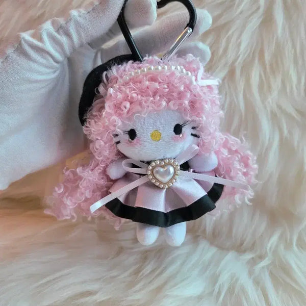 [BUNJANG] Hello Kitty Custom Mini Knitted Doll / 헬로키티 커스텀 미니키티 인형