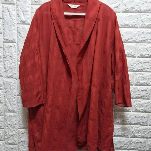 [BUNJANG] Esae 100% Cotton Long Jacket / 이새 얇은면100  멋스런 롱 자켓