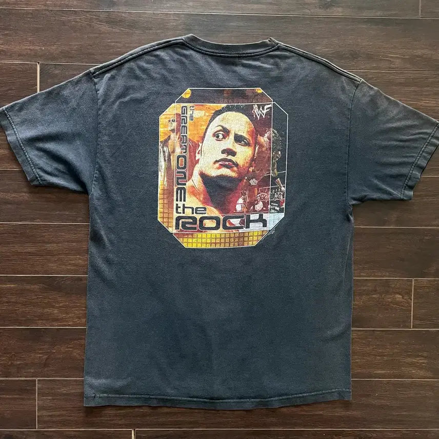 [BUNJANG] The Rock WWF 'Just Bring It' Original T-Shirt XL / [XL] 2000 오리지널 더락 WWF Just Bring It 티셔츠