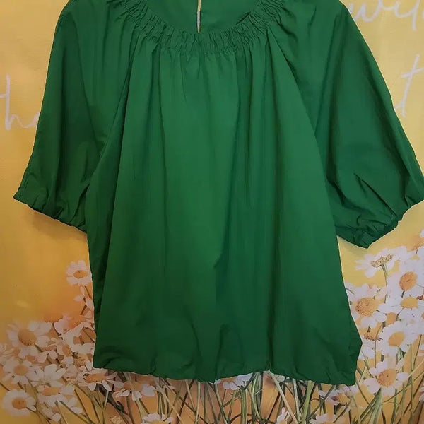 [BUNJANG] Paul & Joe 2025 Green Blouse / 85S]    미사용/  폴앤조 2025 초록색 블라우스