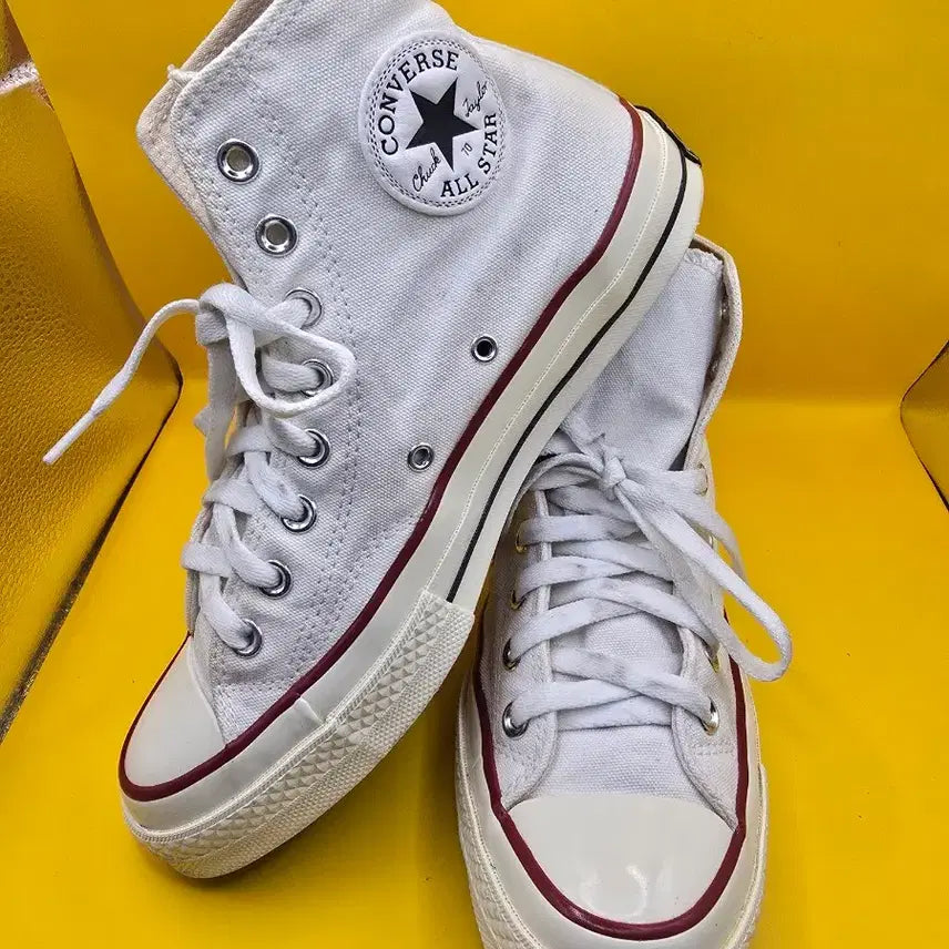 [BUNJANG] Converse Chuck Taylor All Star High White / 컨버스 척테일러 올스타 하이 화이트 260