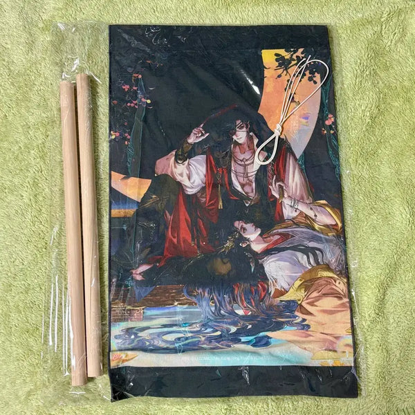 [BUNJANG] Heaven Official's Blessing Scroll Rod Tapestry Fabric Poster Postcard Bi On Annex (Sealed) / [미개봉] 천관사복 족자봉 태피스트리 패브릭 포스터 엽서 비온아넥스