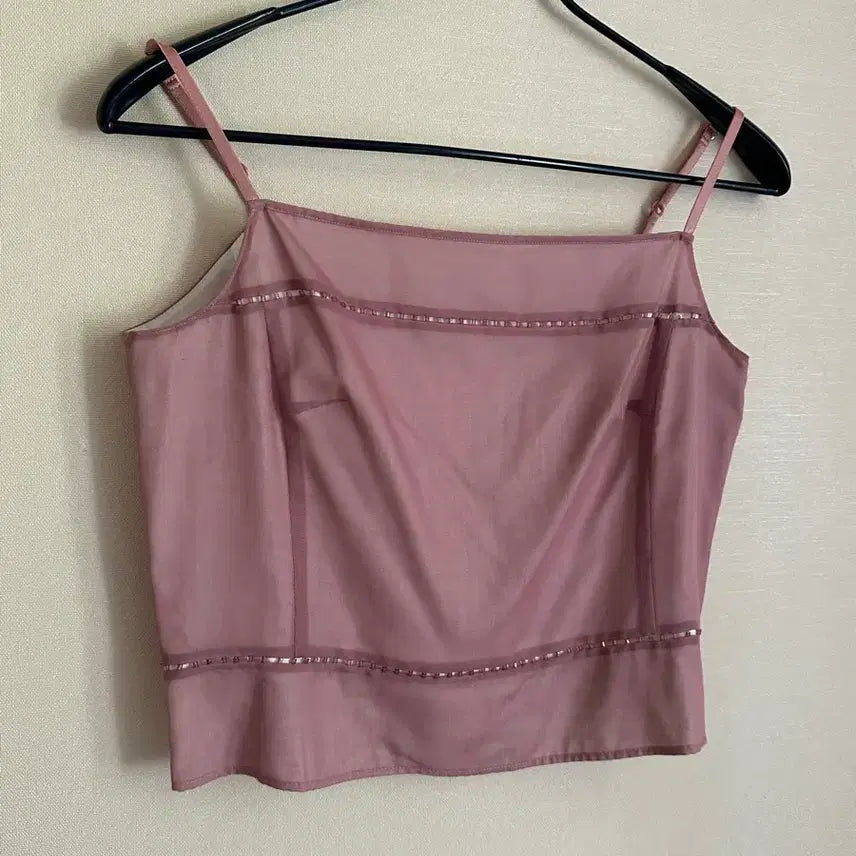 [BUNJANG] Vintage Beaded Cami Blouse / 빈티지 비즈 나시 블라우스 대장템