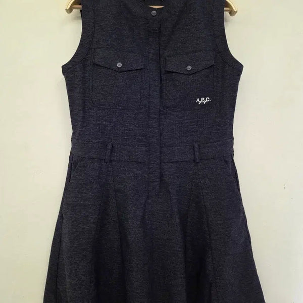 [BUNJANG] A.P.C. Golf Navy Sleeveless Dress M / 아페세 골프 네이비 민소매 원피스 M