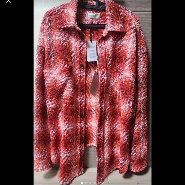 [BUNJANG] Faith Connexion Men's Checkered Oversized Shirt / 새상품 택달린 이태리 페이스커넥션   정품