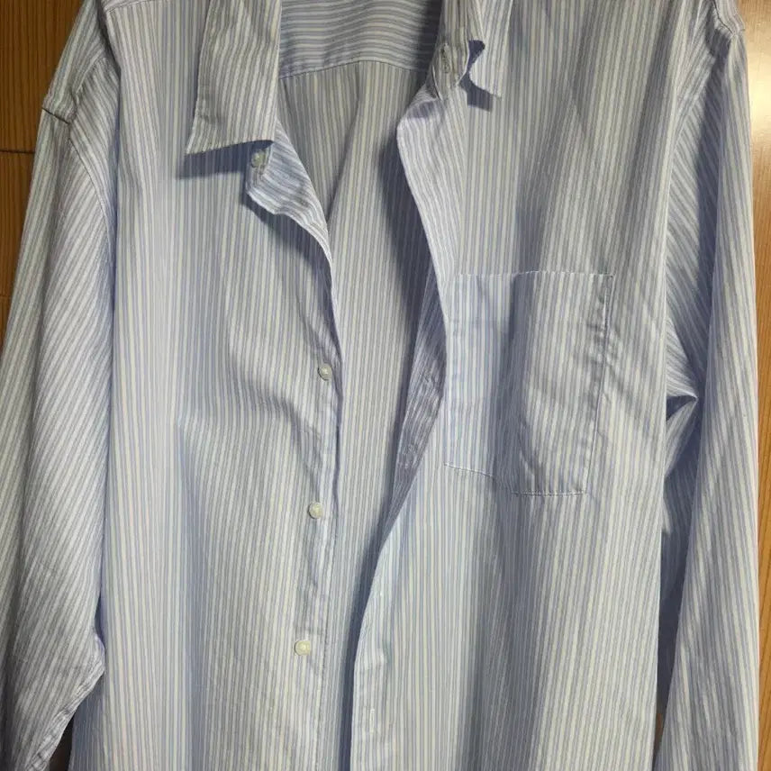 [BUNJANG] Uniqlo Striped Shirt XL / 유니클로 스트라이프 셔츠  XL