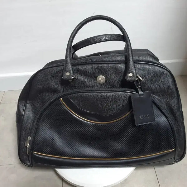 [BUNJANG] BMW Golf Leather Boston Bag / BMW 골프 가죽 보스턴백