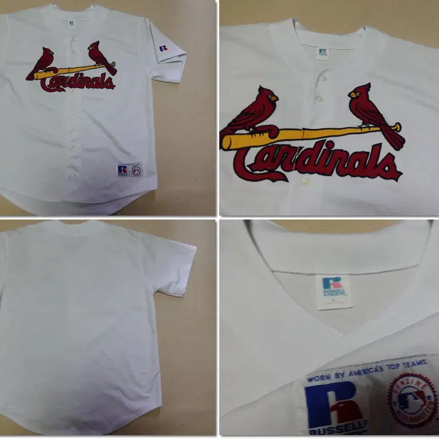[BUNJANG] Russell St. Louis Cardinals MLB Jersey White - US L / RUSSELL/세인트루이스 카디널 스저지/MLB유니폼/9160