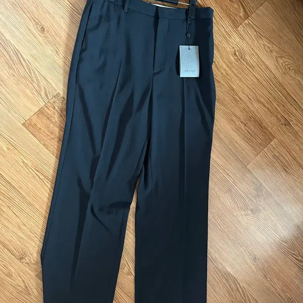[BUNJANG] Bellier True Straight Wrinkle-Free Slacks - Black / [32] 벨리에 트루 스트레이트 링클 프리 슬랙스 - 블랙
