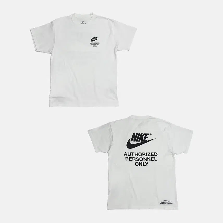 [BUNJANG] Nike Authorized Back Logo T-Shirt / 나이키 오서라이즈 백로고 반팔티셔츠