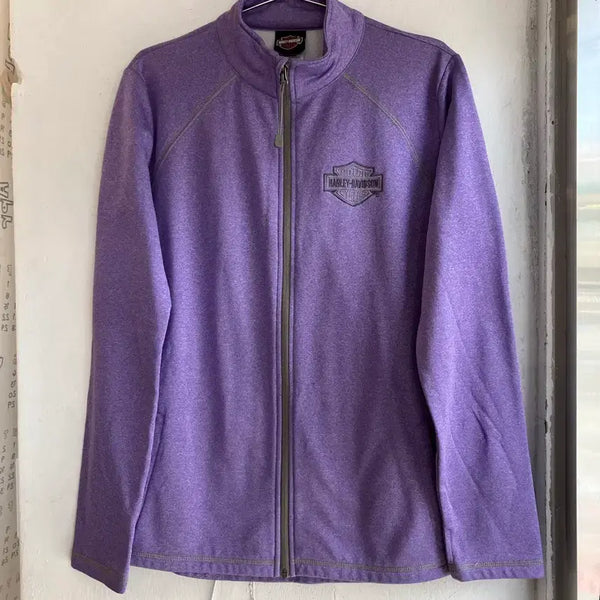 [BUNJANG] Harley-Davidson Purple Zip-Up Jacket / 할리데이비슨 집업 자켓 퍼플