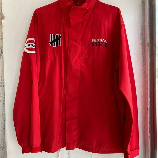 [BUNJANG] Nissan UNDFTD Collaboration Red Windbreaker / NISSAN UNDFTD 콜라보 레드 바람막이