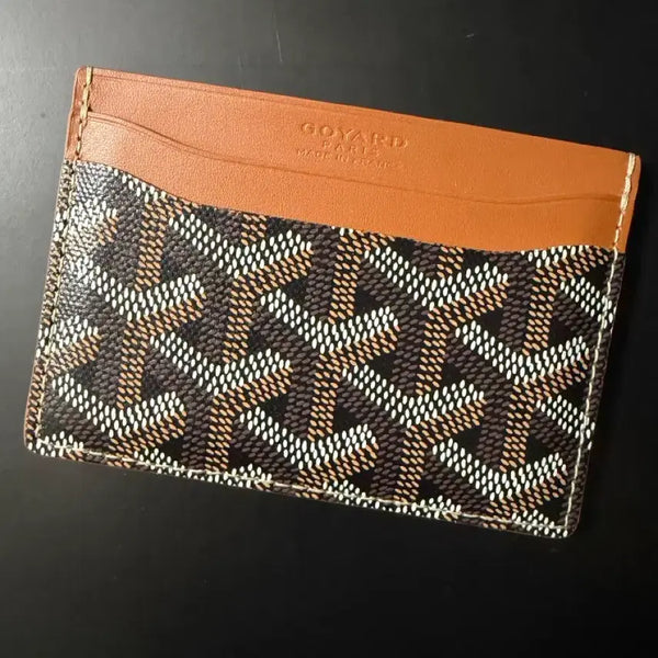 [BUNJANG] Goyard Saint-Placipis Card Holder Black Tan / [정품,택포] 고야드 생쉴피스 카드지갑 블랙탄