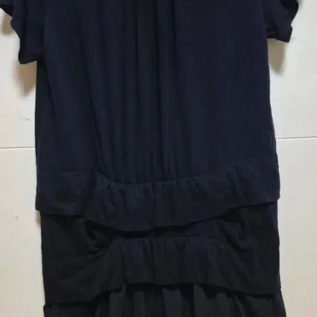 [BUNJANG] Ruffle Tiered Maxi Dress / 블랙?곤색 프릴 캉캉 원피스티