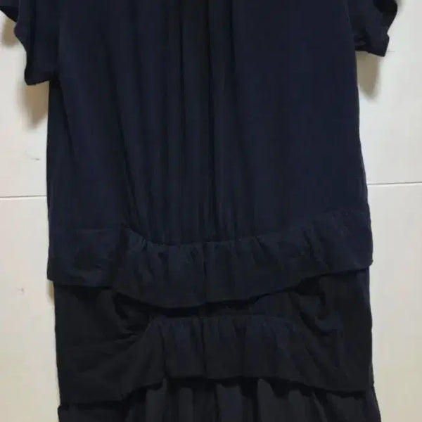 [BUNJANG] Ruffle Tiered Maxi Dress / 블랙?곤색 프릴 캉캉 원피스티