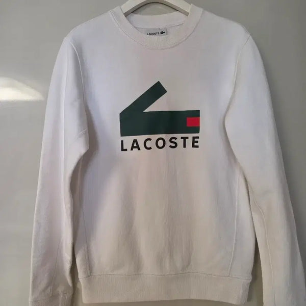 [BUNJANG] Lacoste White Sweatshirt Size 90 / 라코스테 화이트 맨투맨 90