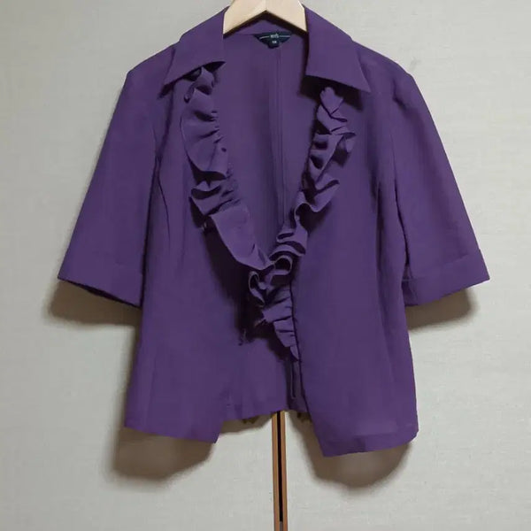 [BUNJANG] YETT'S Purple Jacket Type Bolero (Size 66) / 새옷)YETT'S 예츠 자켓형 볼레로 66사이즈