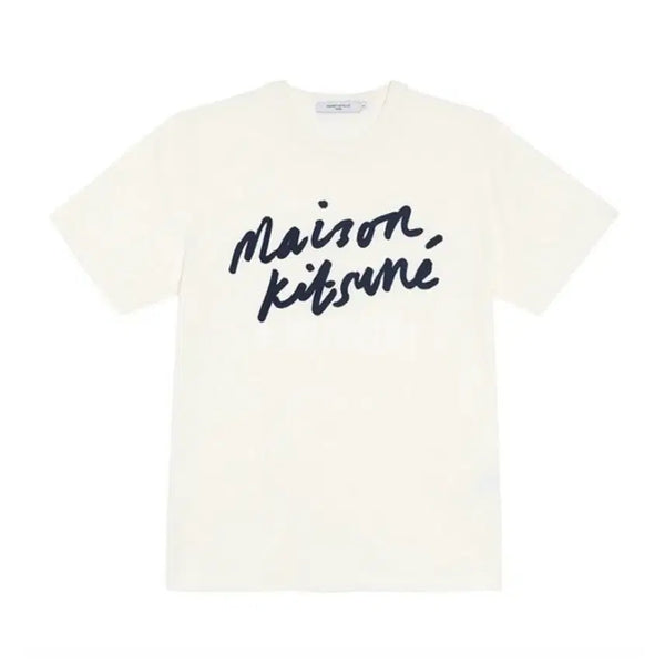 [BUNJANG] Maison Kitsuné T-Shirt Ivory Unisex / 메종키츠네 반팔티 아이보리 남여공용