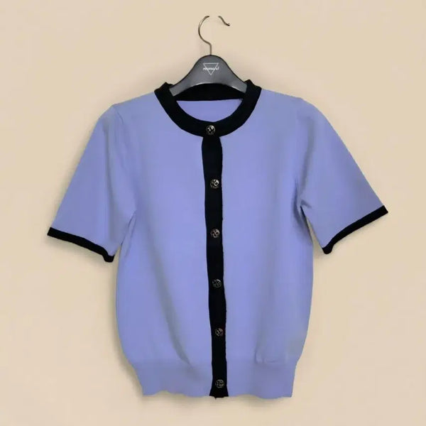 [BUNJANG] Women's Short Sleeve Knit Cardigan (New) / 55~66 새상품 여성 반팔 니트 여자 니트 반팔 가디건 새제품