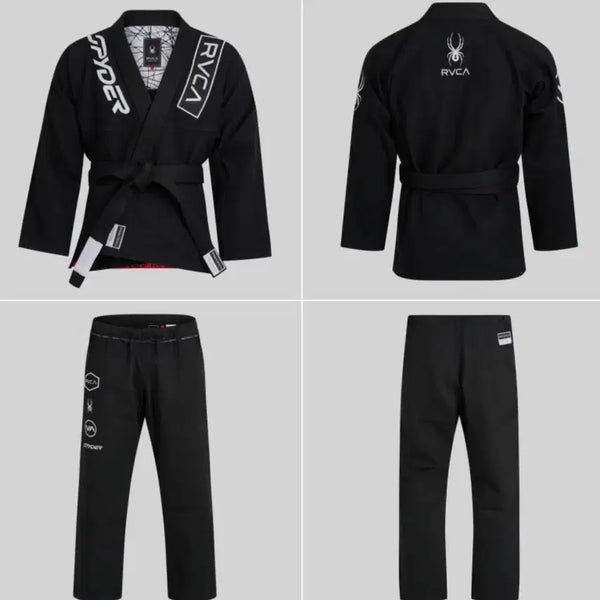 [BUNJANG] Spider Jiu Jitsu Gi Black A1L / 스파이더 도복 블랙 A1L