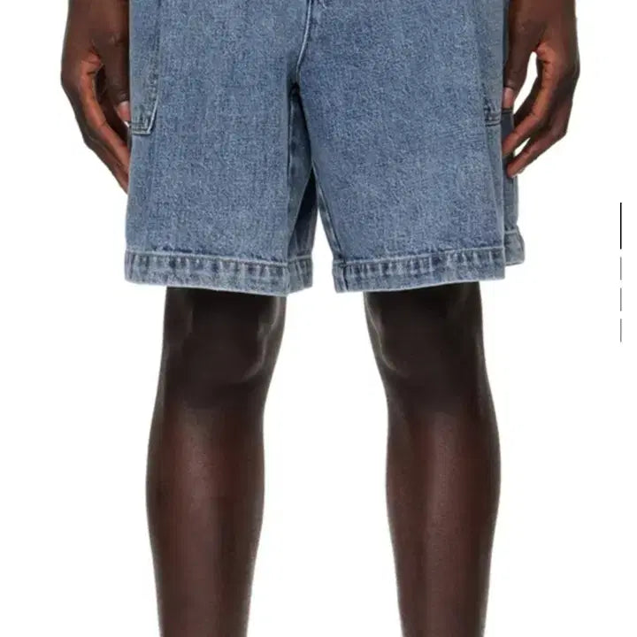 [BUNJANG] WooYoungMi Blue Fading Wash Denim Shorts Size 52 / 417. 우영미 블루 페이딩 워싱 데님 쇼츠 52 사이즈