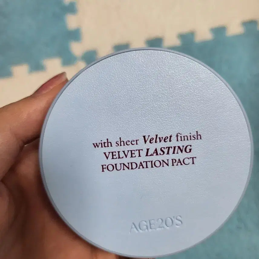 [BUNJANG] Age 20's Velvet Lasting Foundation Pact 21N / (본품)에이지투웨니스 벨벳 래스팅 파운데이션 팩트 21N