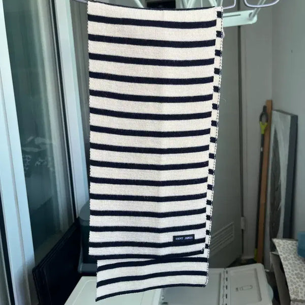 [BUNJANG] Saint James Striped Wool Scarf / 세인트제임스 머플러