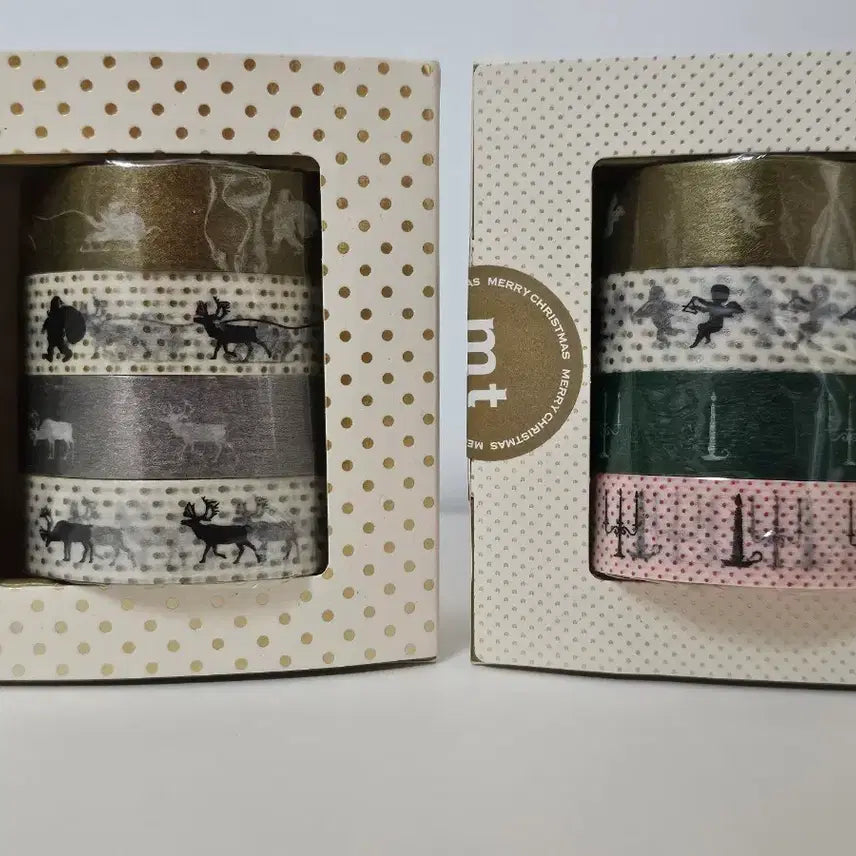 [BUNJANG] 2010 MT Christmas Limited Edition Masking Tape Box Set (A/B Sets) / 2010년 mt 크리스마스 한정판 마스킹테이프 박스 세트(A/B세트)